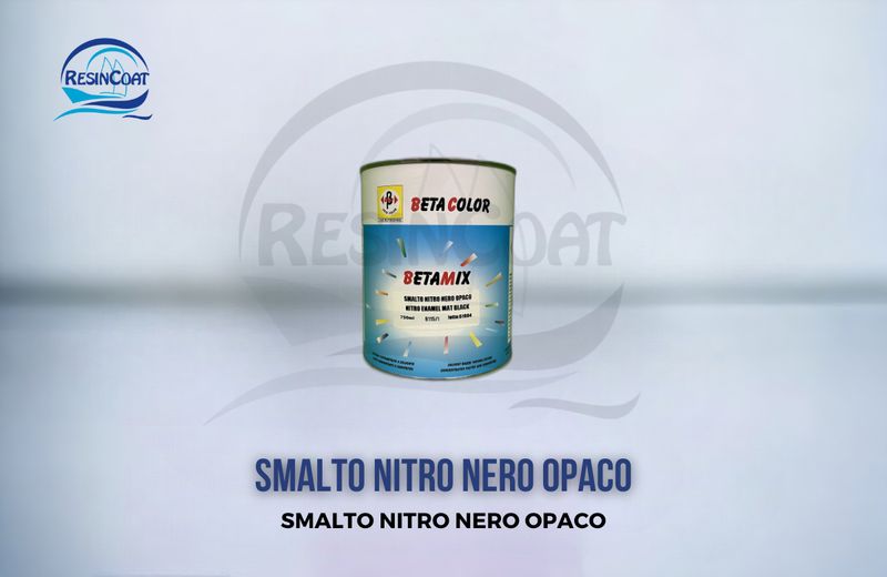 Smalto Nitro Nero Opaco 0,75LT Beta Color
