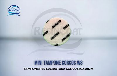 Tampone Per Lucidatura Arancio Corcos W8 Mini - 80X30MM