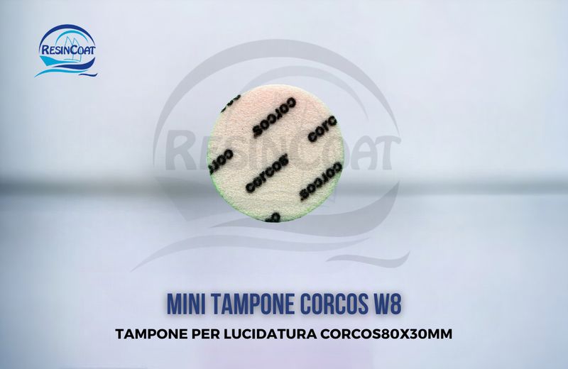 Tampone Per Lucidatura Arancio Corcos W8 Mini - 80X30MM