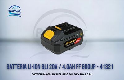 Batteria LI-ION BLI 20V / 4.0Ah FF GROUP - 41321 Batteria LI-ION BLI 20V / 4.0Ah FF GROUP - 41321