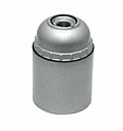 Lamphouder glad E27 zilver
