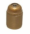 Lamphouder met schroefdraad E27 brons