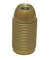 Lamphouder met schroefdraad E14 brons