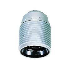 Lamphouder met schroefdraad E27 wit