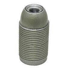 Lamphouder met schroefdraad E14 zilver
