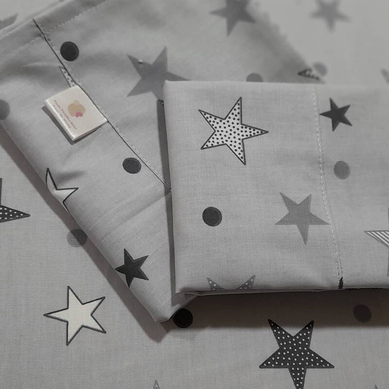 Sábanas Estrellas Gris