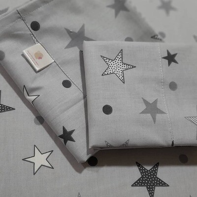 Sábanas Estrellas Gris
