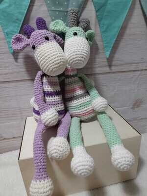 Amigo de apego Jirafas Compañeras (Amigurumis)