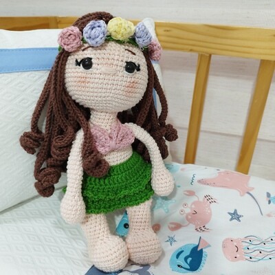 Amigo de Apego Hawaiana(amigurumi)