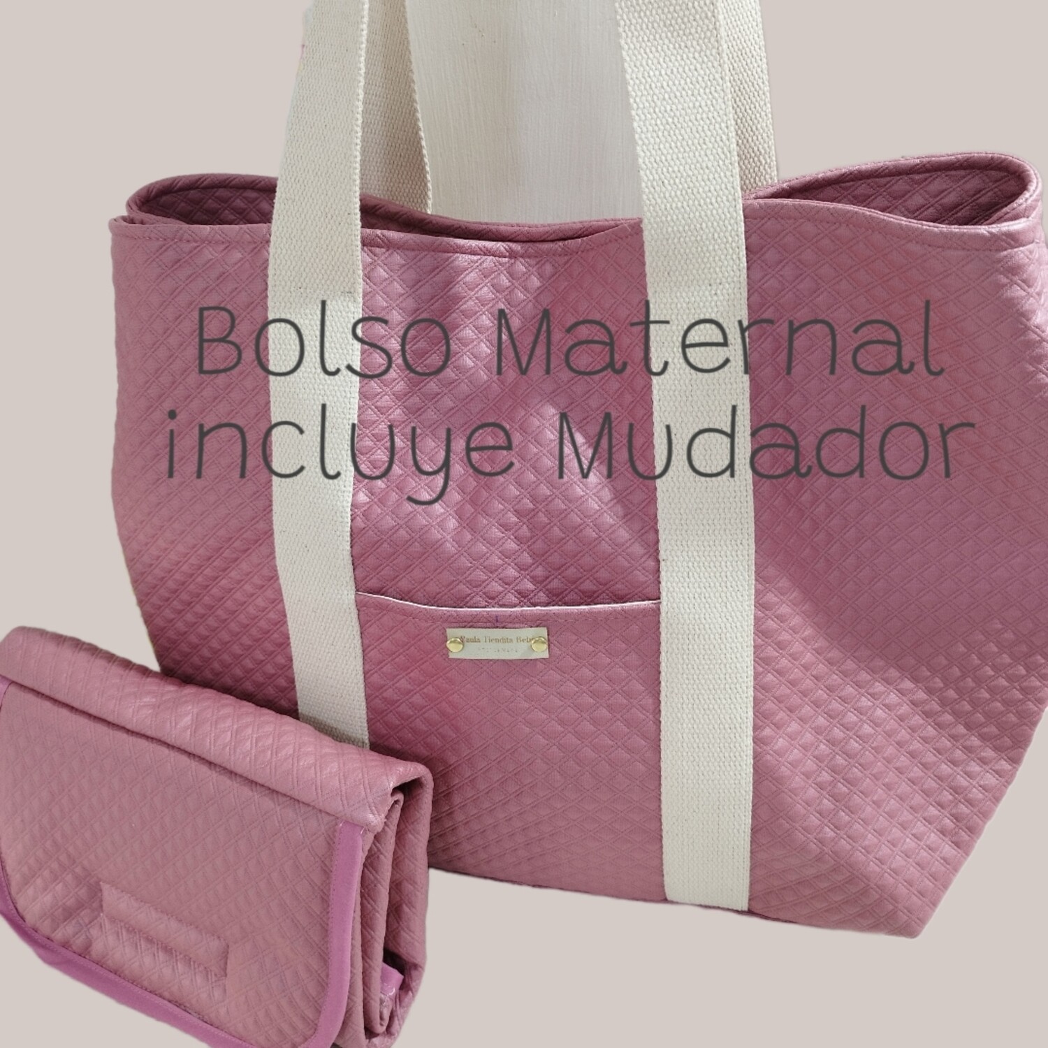Bolso Maternal con Mudador Portatil
