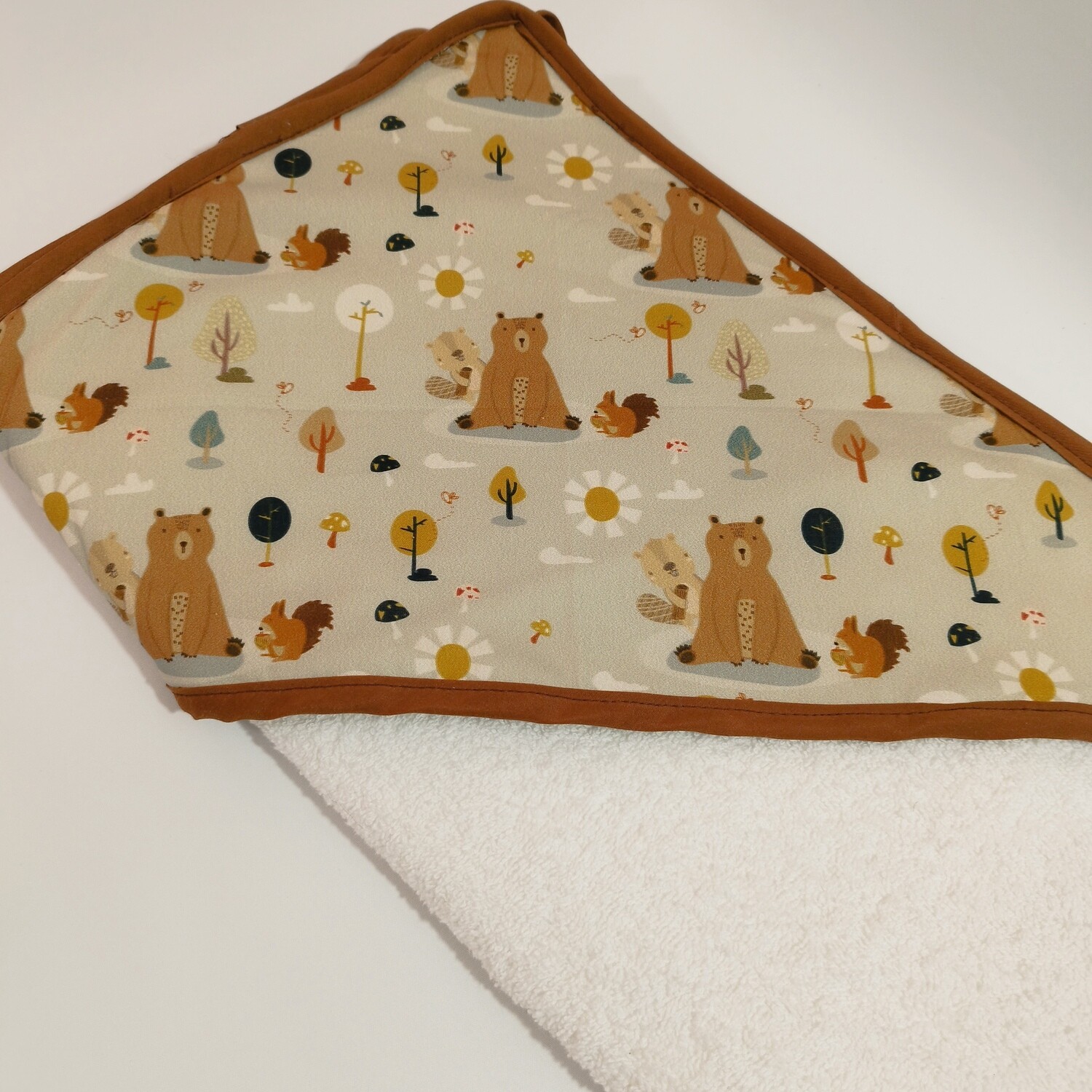 Toallon  Capucha 100x100 Osos