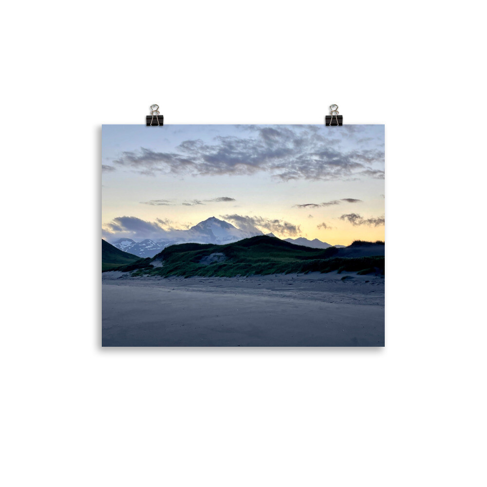 Sunrise by the Mountains Print
