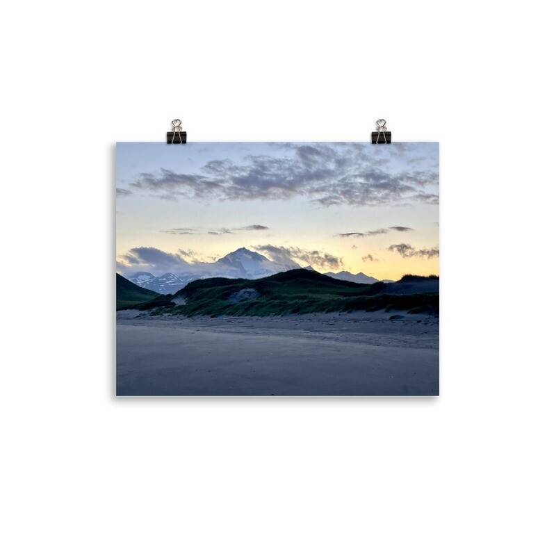 Sunrise by the Mountains Print