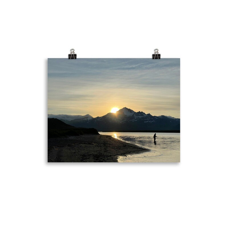 Lone Fisherman Print