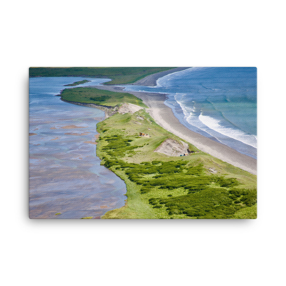 Grassy Beach Canvas