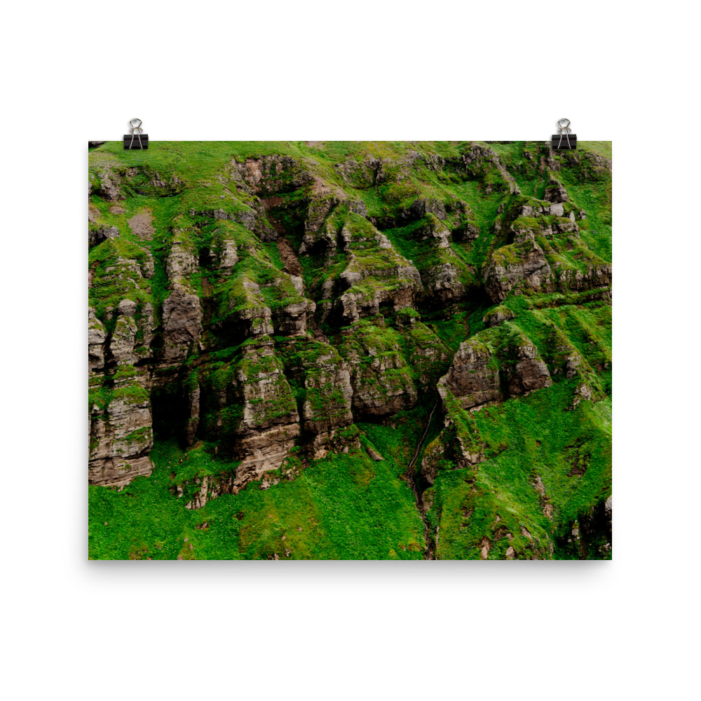 Green Cliffs Print