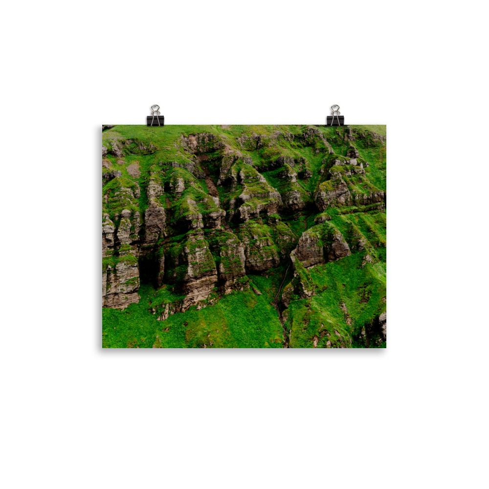 Green Cliffs Print