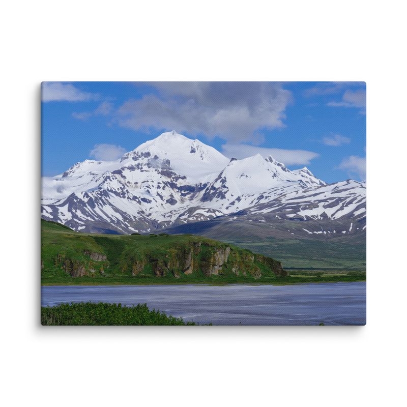 Snowy Peaks Canvas