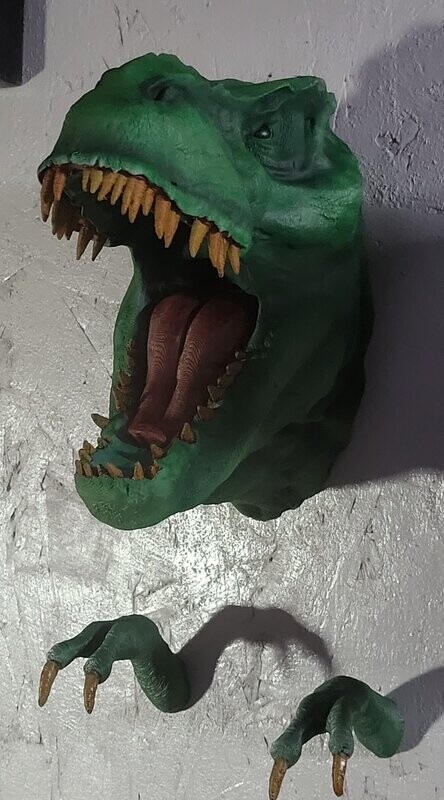 T-Rex Dinosaur Wall Mount