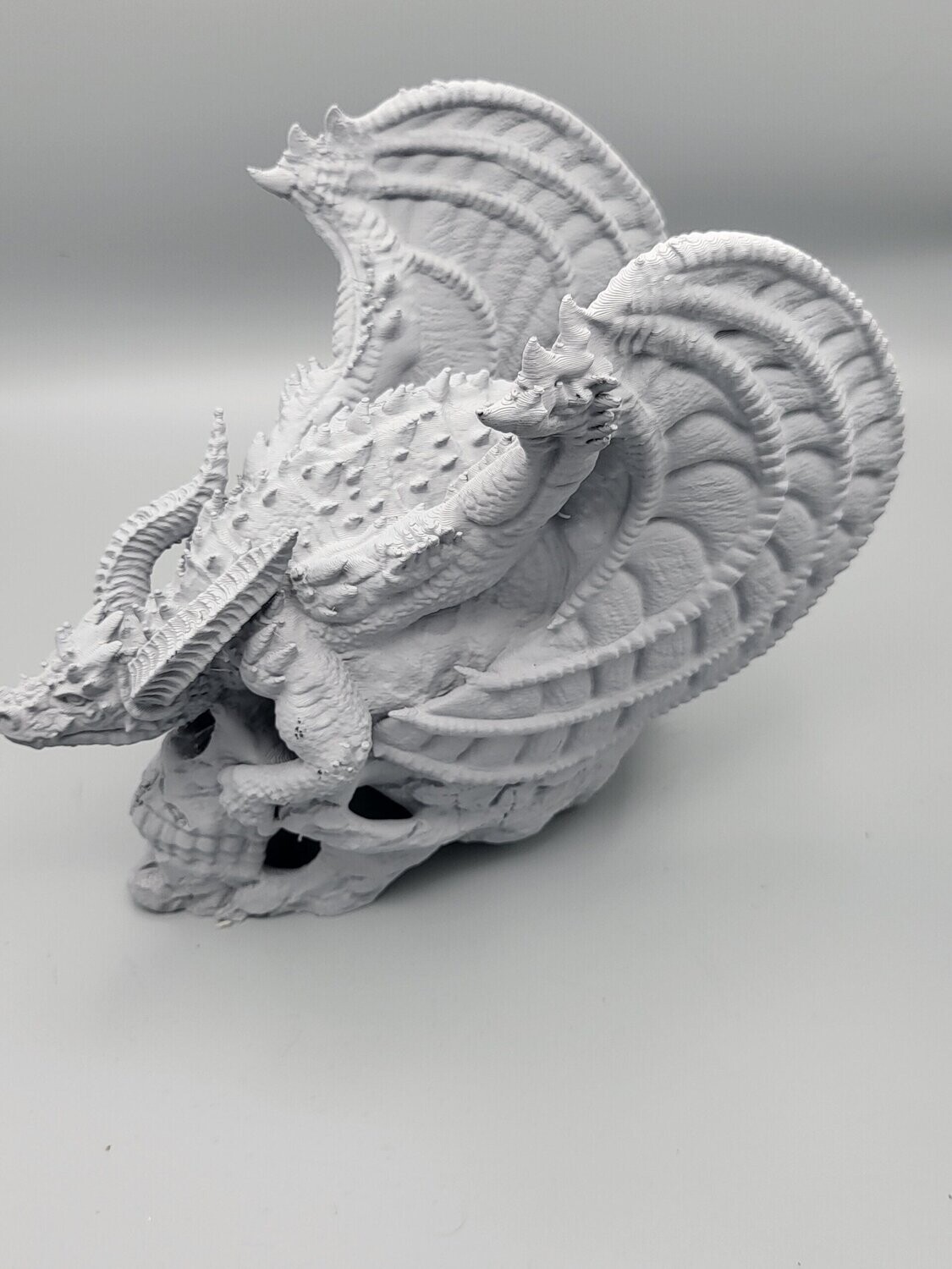 Dragon On Skull Unpainted