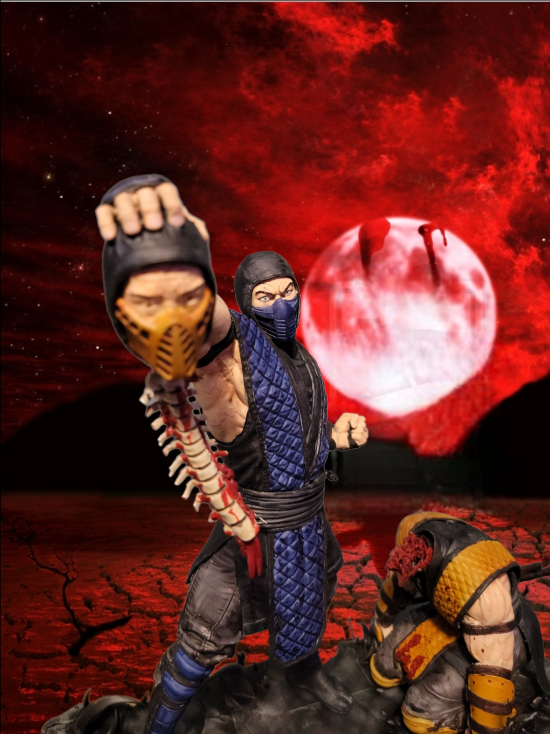 Sub-Zero and Scorpion Battle