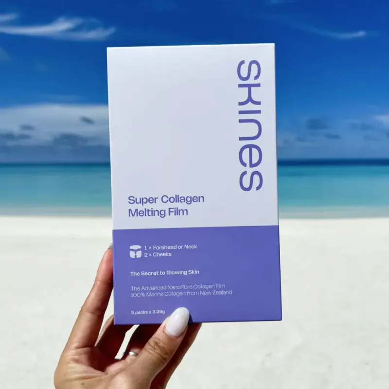 SKINES Super Collagen Melting Film - Forehead/Neck + Cheek [5PC]
