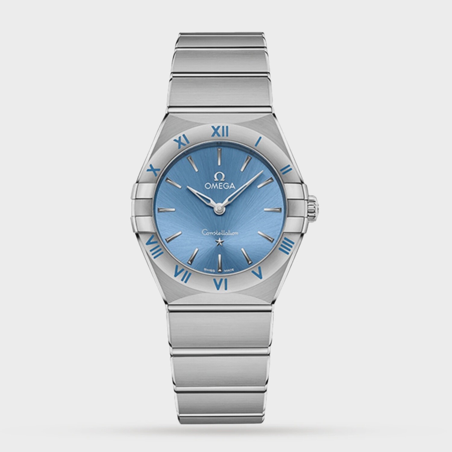 Constellation Quartz 28mm with Blue dial in Stainless Steel