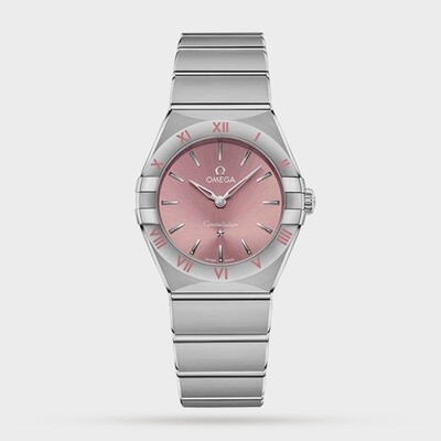 Constellation Quartz 28mm with Pink Dial in Stainless Steel