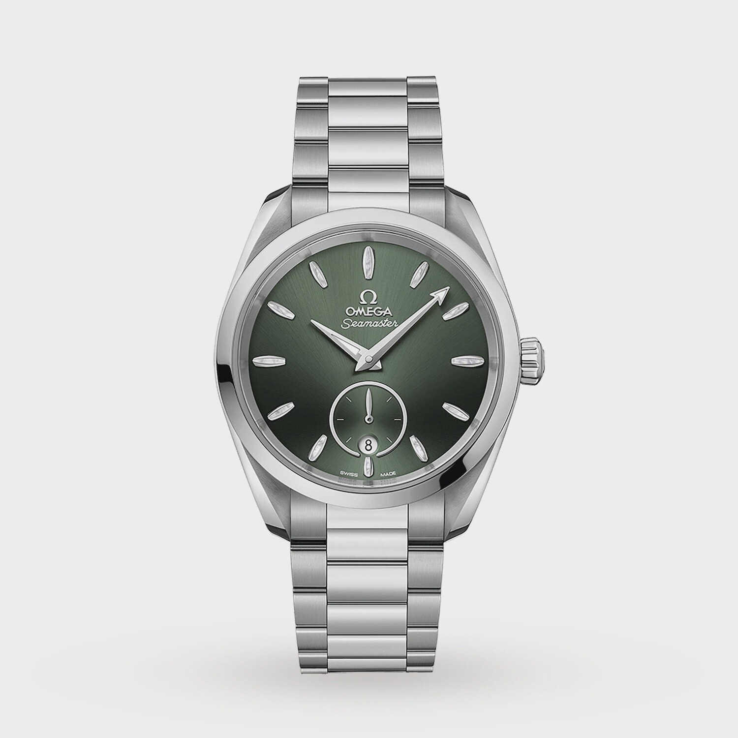 Aqua Terra 38mm with Green Dial in Stainless Steel