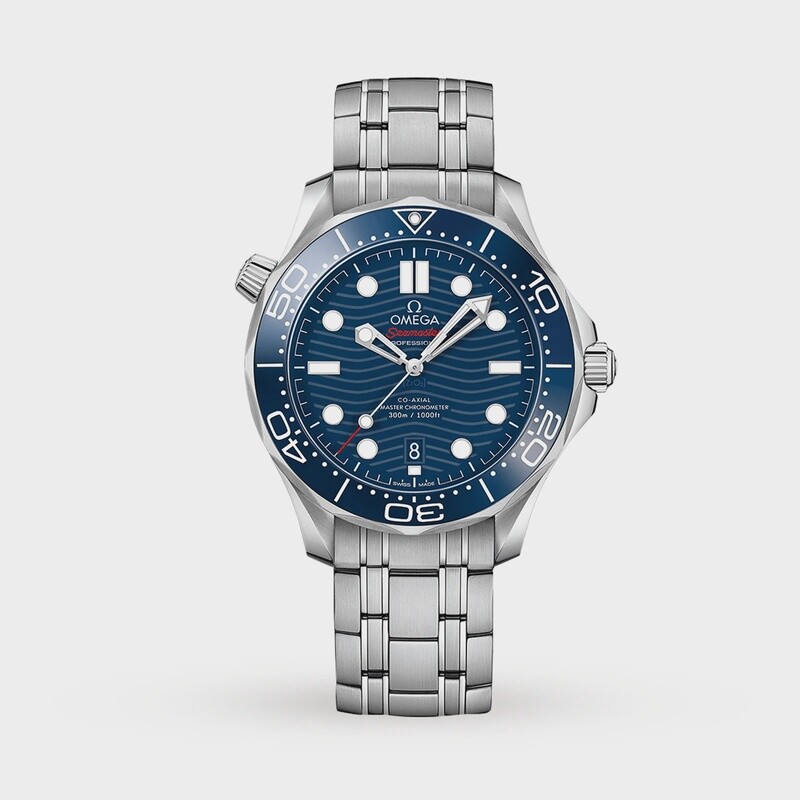 Seamaster Diver 300M 42mm with Blue Dial in Stainless Steel