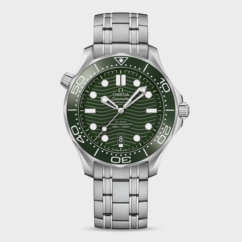 Seamaster Diver 300M 42mm with Green Dial in Stainless Steel