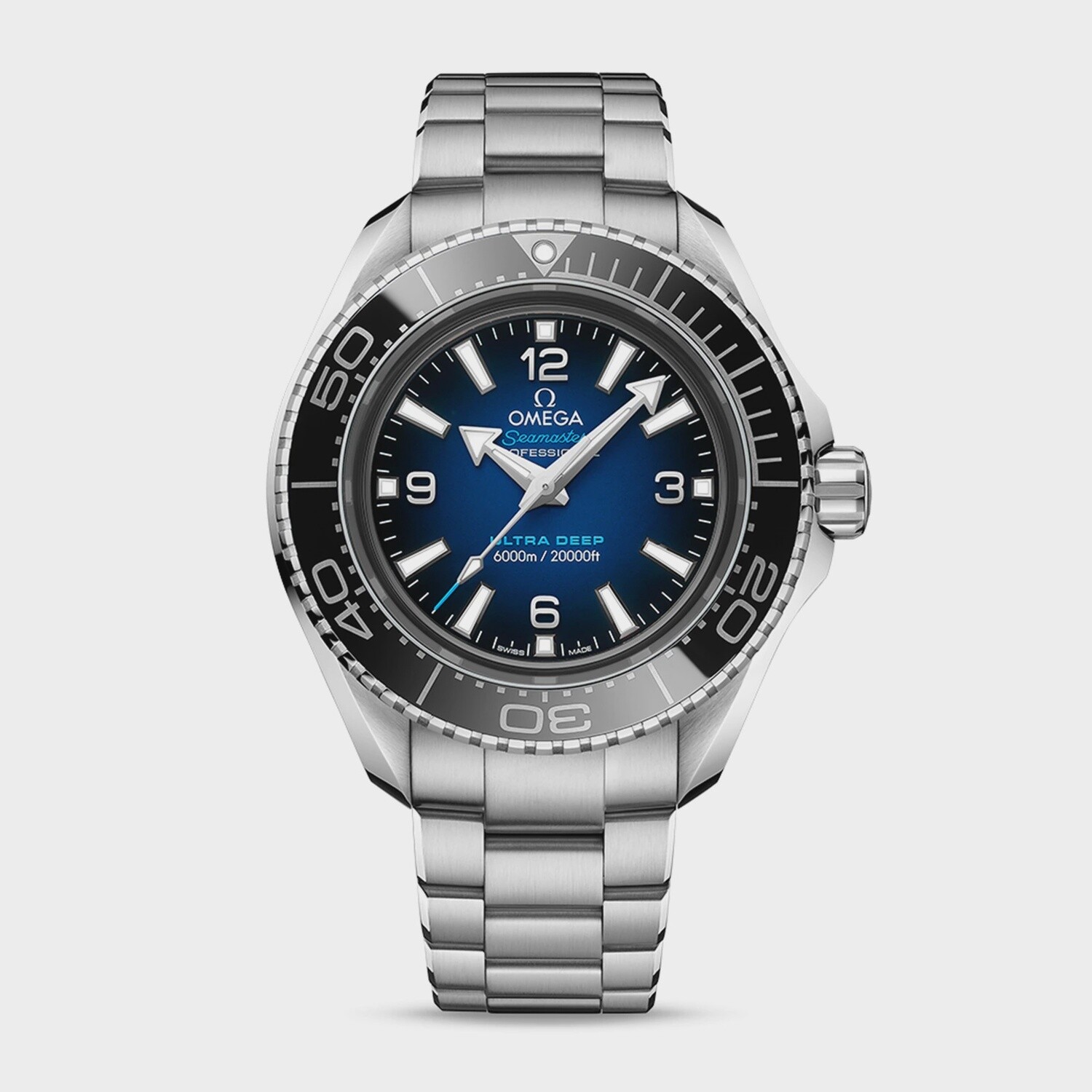 Seamaster Planet Ocean 45.5mm with Blue Gradient Dial in Stainless Steel