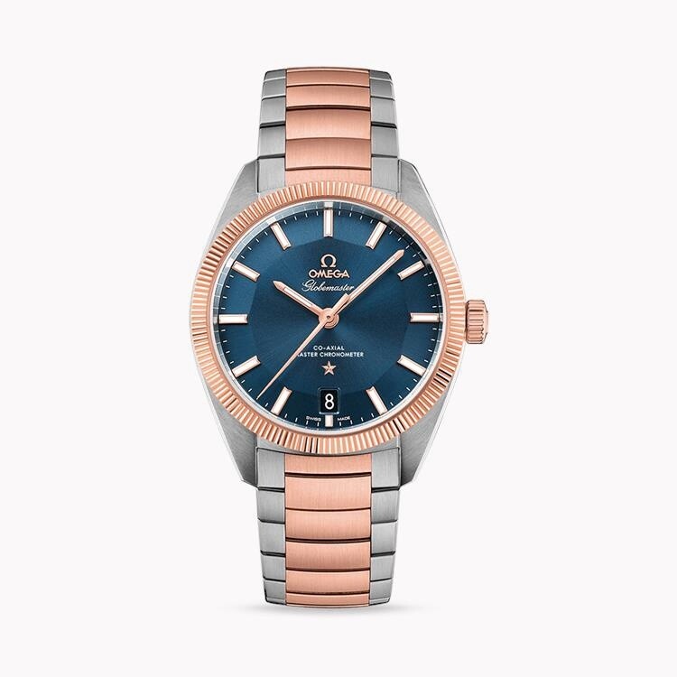 Globemaster 39mm with Blue Dial in Stainless Steel and Rose Gold