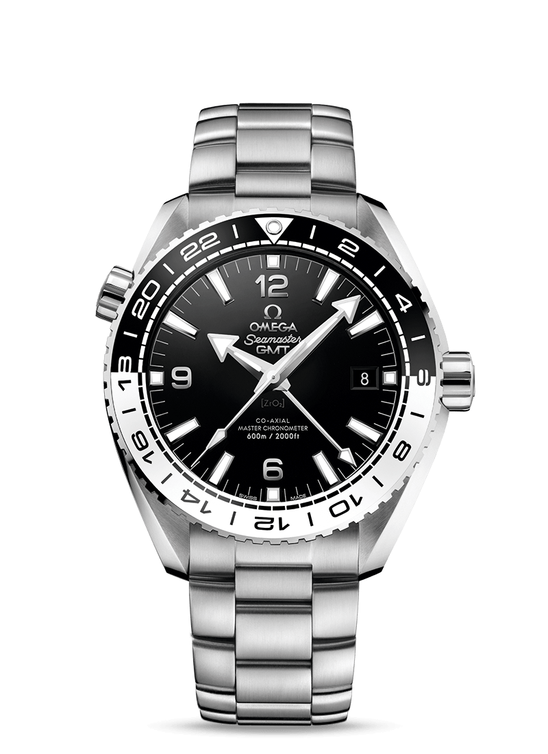 Seamaster Planet Ocean 600M GMT 43.5mm with Black Dial in Stainless Steel