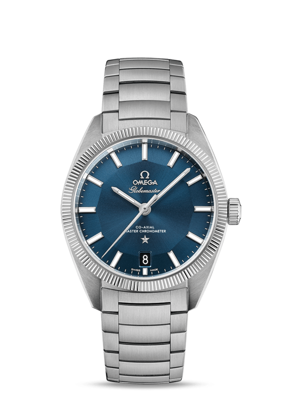 Globemaster 39mm with Blue Dial in Stainless Steel