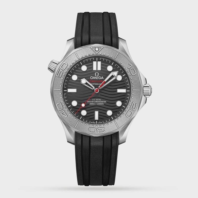 Seamaster Diver 300M 42mm  &quot;Nekton Edition&quot; with Black Dial in a Stainless Steel Case on Rubber Strap