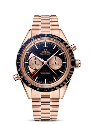 Speedmaster Chrono Chime Chronograph with Aventurine Dial in Rose Gold