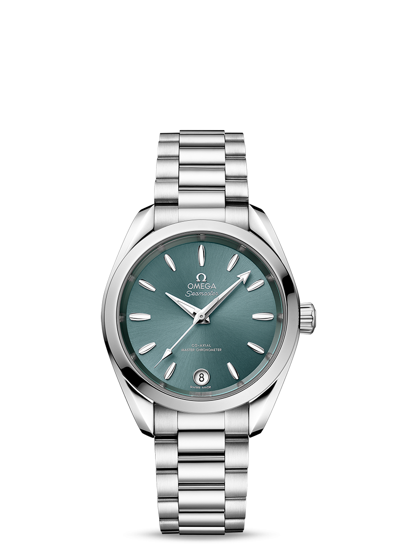 Aqua Terra 34mm with Lagoon Green Dial in Stainless steel
