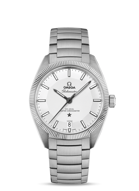 Globemaster 39mm with White Dial in Stainless Steel