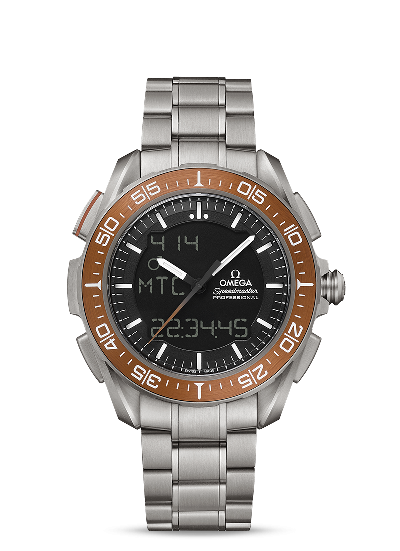 X-33 Marstimer Chronograph 45mm with Black Dial in Titanium