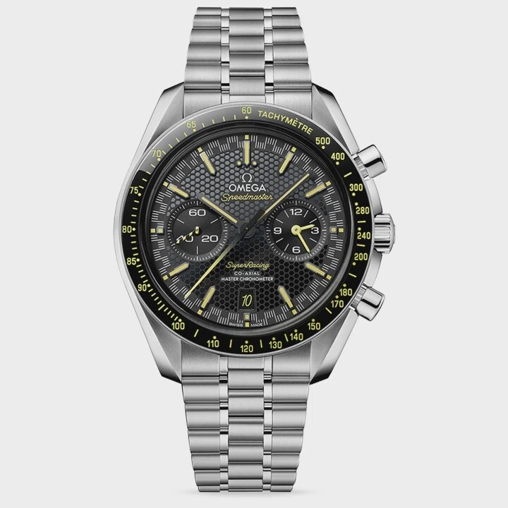 Speedmaster Super Racing 44mm with Black Dial in Stainless Steel