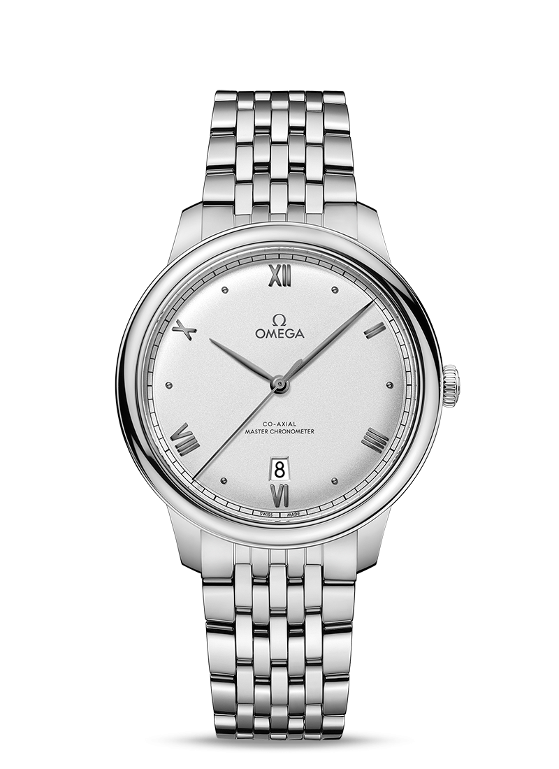 De Ville Prestige 40mm Silver Dial in Stainless Steel