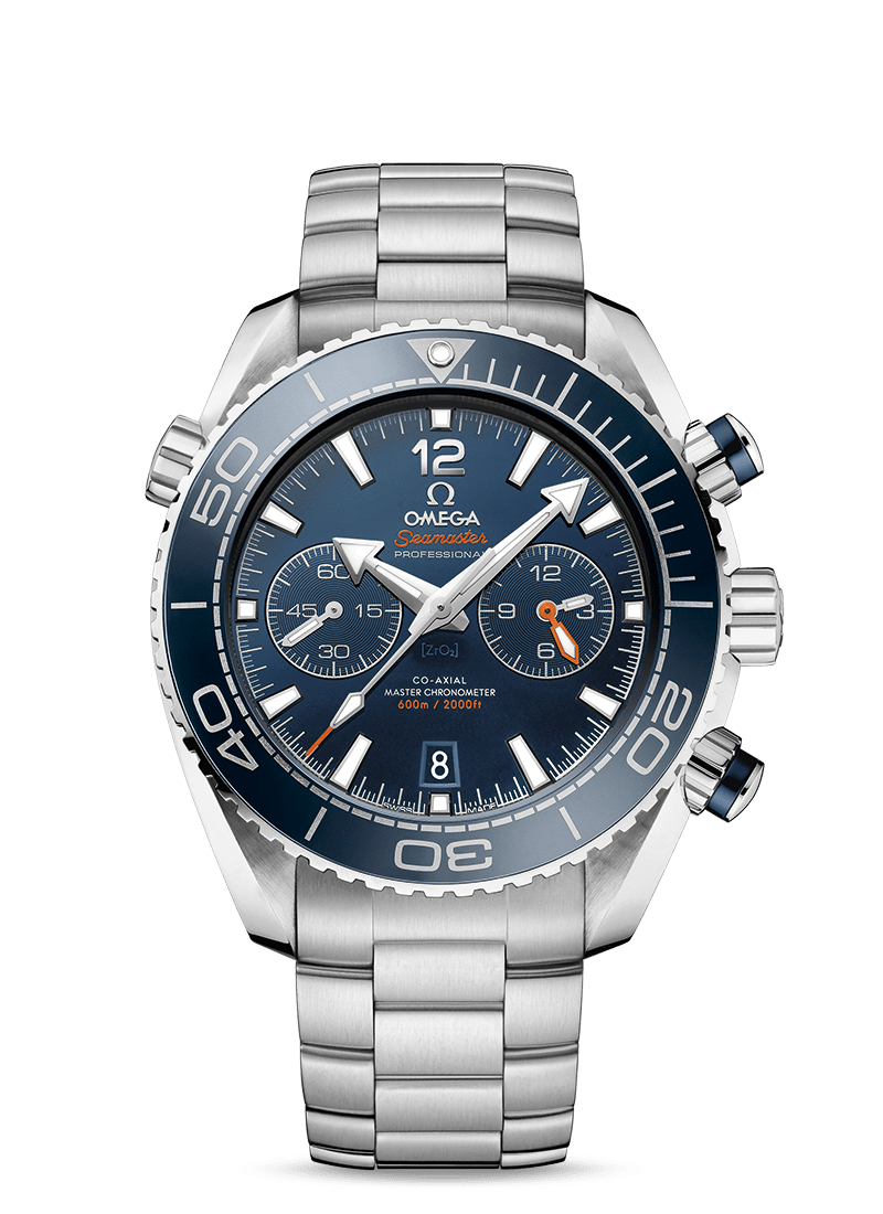 Seamaster Planet Ocean Chronograph  45.5mm with Blue Dial in Stainless Steel