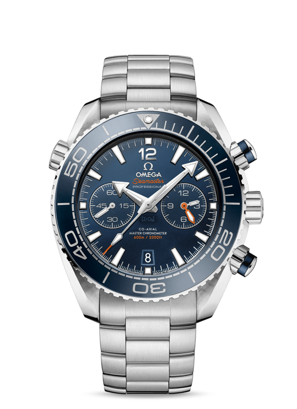 Seamaster Planet Ocean Chronograph  45.5mm with Blue Dial in Stainless Steel