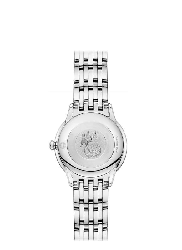 De Ville Prestige 27.5mm PVD Lavender Dial in Stainless Steel