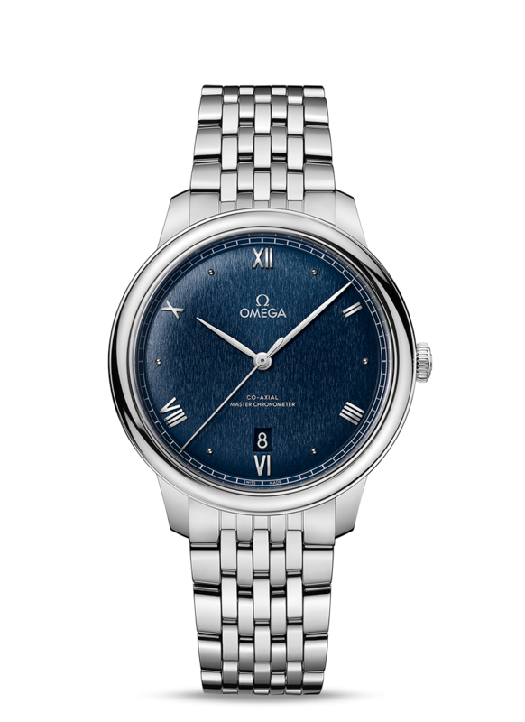De Ville Prestige 40mm PVD Blue Dial in Stainless Steel