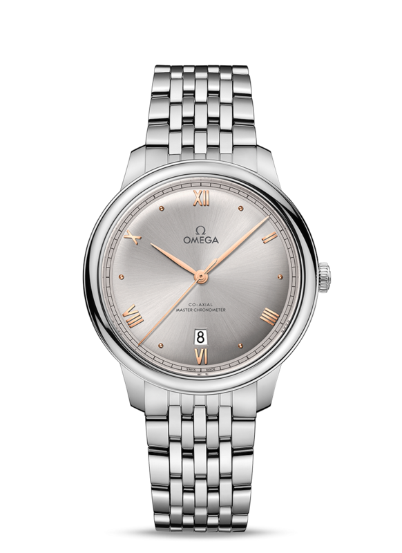 De Ville Prestige 40mm Rhodium Dial in Stainless Steel