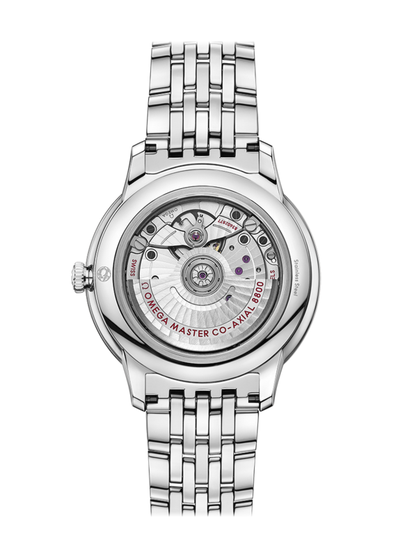 De Ville Prestige 40mm Rhodium Dial in Stainless Steel