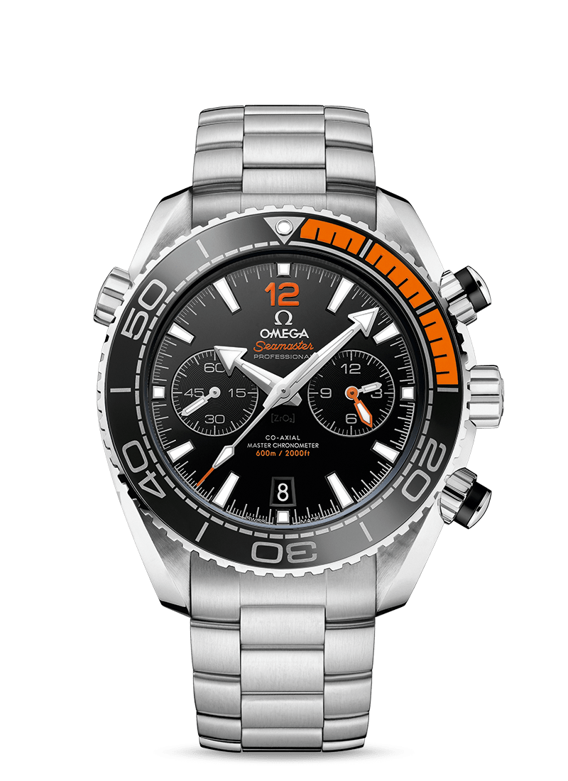 Seamaster Planet Ocean 600m 45.5mm Chronograph Black dial in Steel
