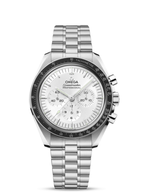 Speedmaster Moonwatch 42mm Silver Dial in Canopus White Gold